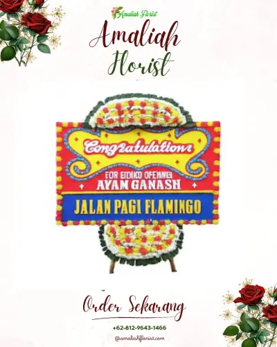 Bunga Papan Congratulation di Songan B